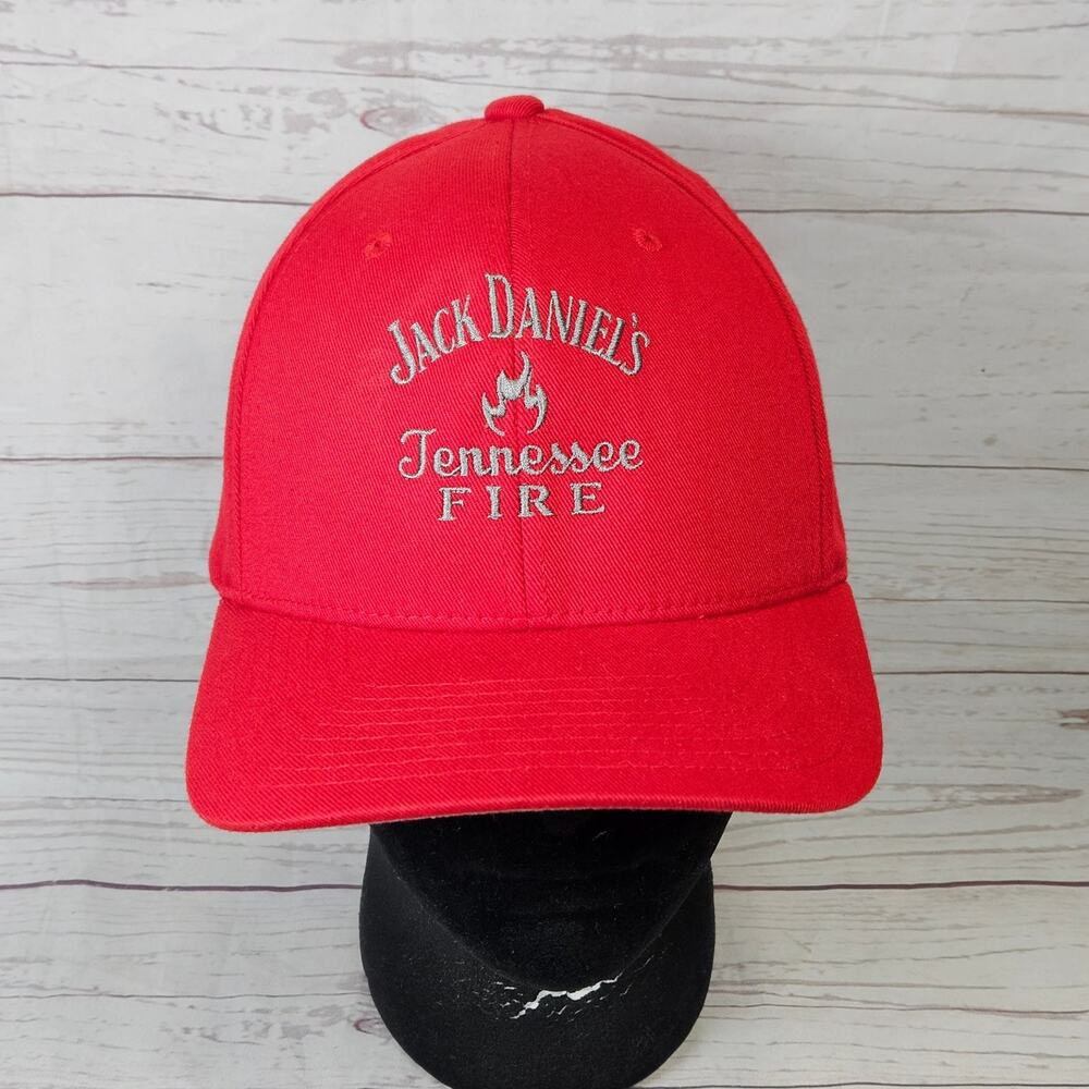 FLEXFIT Hat Jack Daniel's Tennessee Fire Men's L-XL Red Cap